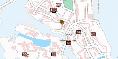 Stadtplan Insel Suomenlinna